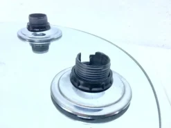 Hot Pamono UFO Wall Lamps with Mirror Glass by Fischer Leuchten, 1970s, Set of 2