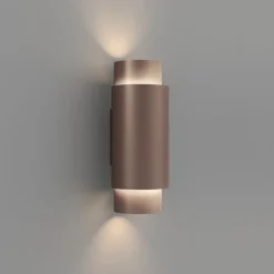 Clearance Pamono Union Medium Anodized Bronze Aluminum Wall Lamp by JSPR
