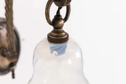 Sale Pamono Vaseline Glass Wall Lamp from GEC, Early 20th Century