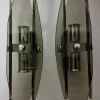 Discount Pamono Veca Wall Lamps in Smoked Murano Glass from Fontana Arte, 1960s, Set of 2