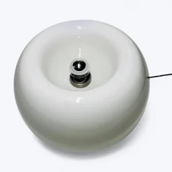 Hot Pamono Velella Lamp in Opaline Glass by Achille Castiglioni for Flos, Italy, 1960s