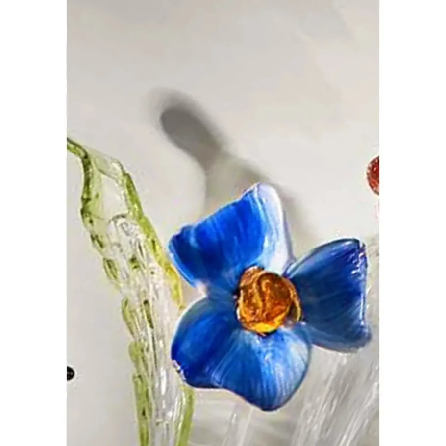 New Pamono Venetian Floreal Multicolor Cà Rezzonico Murano Glass Wall Sconce by Simoeng