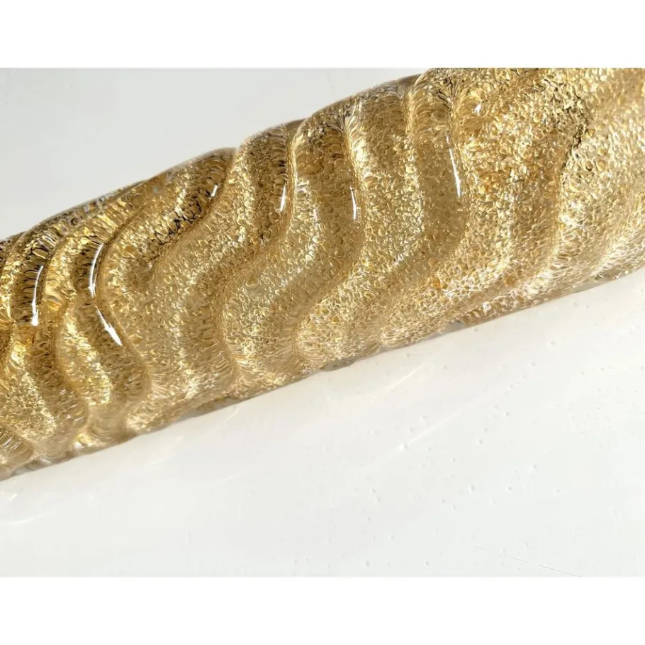 Sale Pamono Venetian Gold Graniglia Murano Glass Wall Sconce by Simoeng, Set of 4