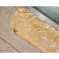 Sale Pamono Venetian Gold Graniglia Murano Glass Wall Sconce by Simoeng, Set of 4