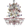 Discount Pamono Venetian Imperial Floral Cà Rezzonico Murano Glass Chandelier by Simoeng