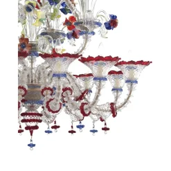 Discount Pamono Venetian Imperial Floral Cà Rezzonico Murano Glass Chandelier by Simoeng