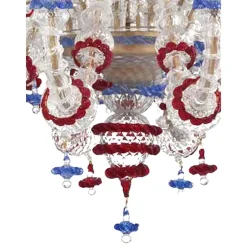 Discount Pamono Venetian Imperial Floral Cà Rezzonico Murano Glass Chandelier by Simoeng