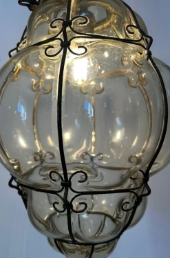 New Pamono Venetian Magic Murano Pendants, 1980s, Set of 2