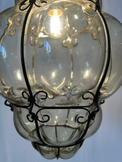 New Pamono Venetian Magic Murano Pendants, 1980s, Set of 2