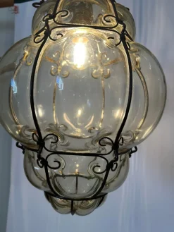 New Pamono Venetian Magic Murano Pendants, 1980s, Set of 2