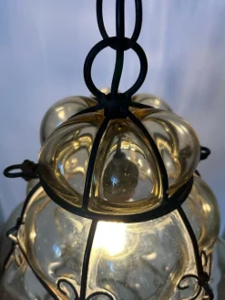 New Pamono Venetian Magic Murano Pendants, 1980s, Set of 2