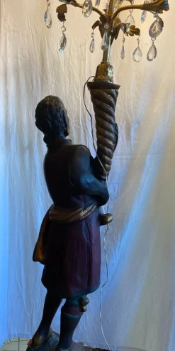 Outlet Pamono Venetian Moorish Torchiere, 1950s