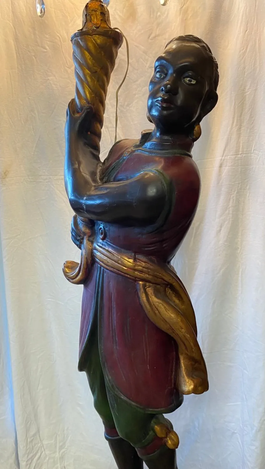 Outlet Pamono Venetian Moorish Torchiere, 1950s