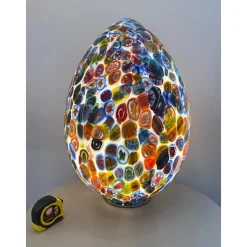 Pamono Venetian Multicolored Millefiori Murrine Table Lamp by Simoeng