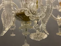 Hot Pamono Venetian Murano Glass Chandelier from Made Murano Glass, 1960s