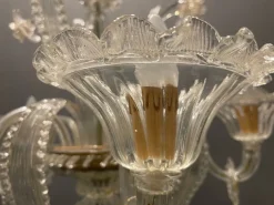 Hot Pamono Venetian Murano Glass Chandelier from Made Murano Glass, 1960s