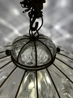 Discount Pamono Venetian Murano Glass Lanterns, 1980s, Set of 2