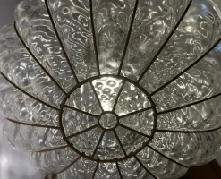 Discount Pamono Venetian Murano Glass Lanterns, 1980s, Set of 2