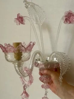 New Pamono Venetian Murano Wall Light, 1978