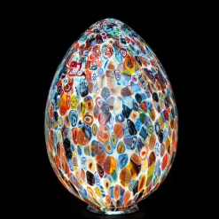 Clearance Pamono Veneziane Table Lamp in Murano Blown Glass by 1295 Murano