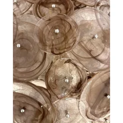 Discount Pamono Venied-Brown Disks Murano Glass Flush Mount by Simoeng