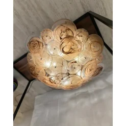 Discount Pamono Venied-Brown Disks Murano Glass Flush Mount by Simoeng