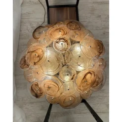 Discount Pamono Venied-Brown Disks Murano Glass Flush Mount by Simoeng
