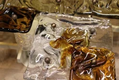 Clearance Pamono Venini Toni Zuccheri 1960 Light Wall Panel by Toni Zuccheri for Venini