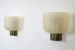 Hot Pamono Venini Wall Lamps, Set of 2