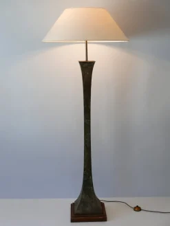 Sale Pamono Verdigris Bronze Floor Lamp by Stewart Ross James for Hansen Lighting, 1960s