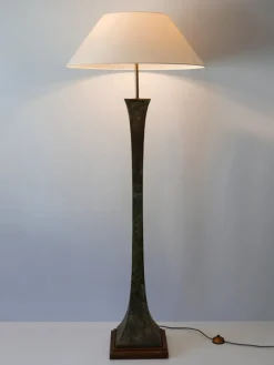 Sale Pamono Verdigris Bronze Floor Lamp by Stewart Ross James for Hansen Lighting, 1960s