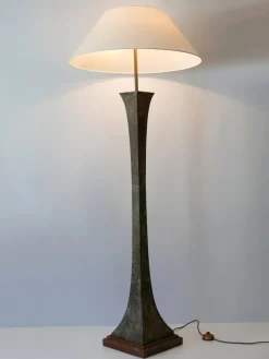 Sale Pamono Verdigris Bronze Floor Lamp by Stewart Ross James for Hansen Lighting, 1960s