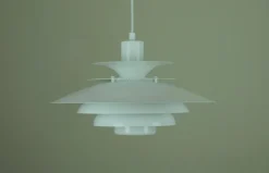 Clearance Pamono Verona 209603 Pendant Light by Kurt Wiborg for Jeka Metaltryk A/S, Denmark, 1980s