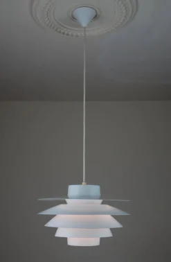 Sale Pamono Verona Pendant Lamp by Svend Middelboe for Nordisk Solar, Denmark, 1970s