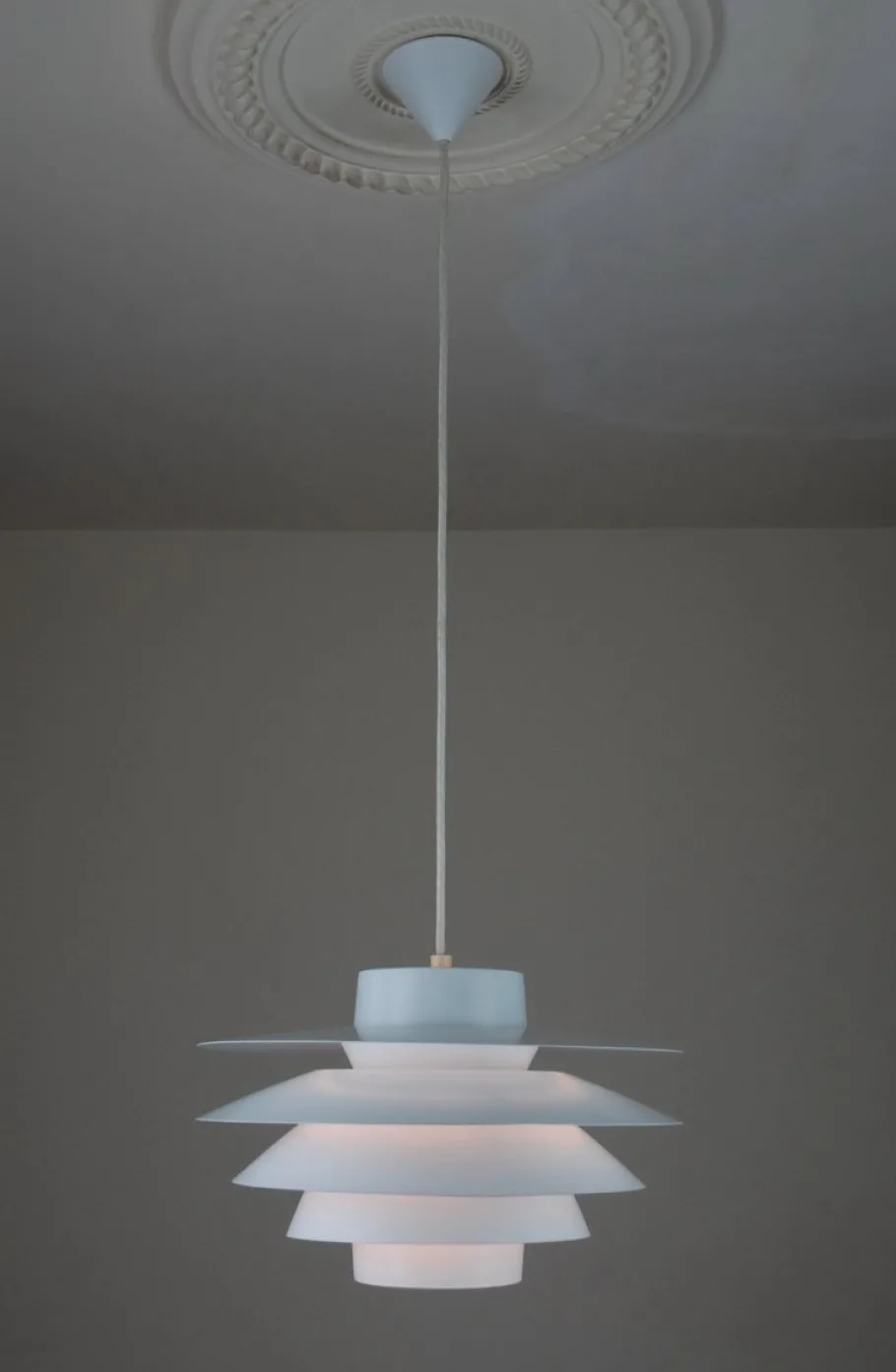 Sale Pamono Verona Pendant Lamp by Svend Middelboe for Nordisk Solar, Denmark, 1970s