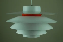 Discount Pamono Verona Pendant Lamp by Svend Middelboe for Nordisk Solar Compagni, Denmark, 1970s