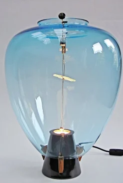 Best Pamono Veronese Table Lamp by Umberto Riva and Barovier & Toso, 1984