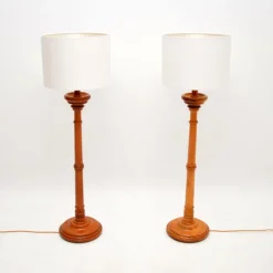 Hot Pamono Victorian Floor Lamps, 1880, Set of 2