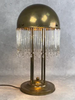 Best Pamono Vienna Secession Desk Lamp by Josef Hoffmann, 1890s