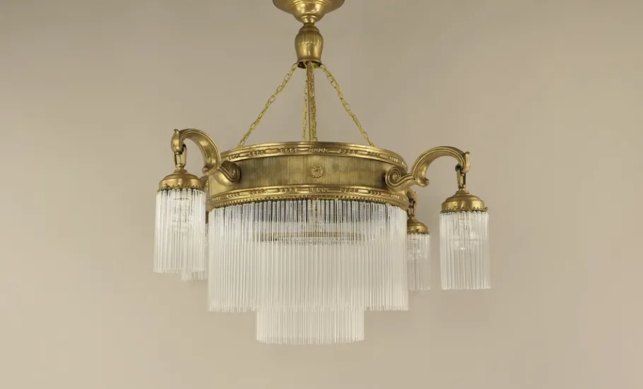 Sale Pamono Viennese Coffee House Ceiling Lamp, Austria