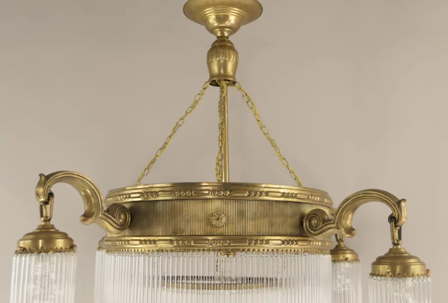 Sale Pamono Viennese Coffee House Ceiling Lamp, Austria