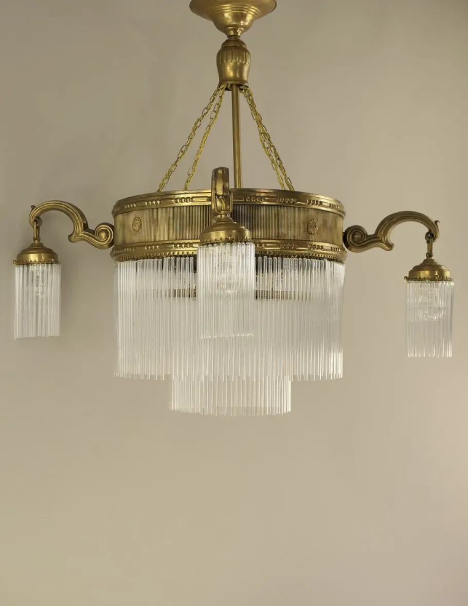 Sale Pamono Viennese Coffee House Ceiling Lamp, Austria