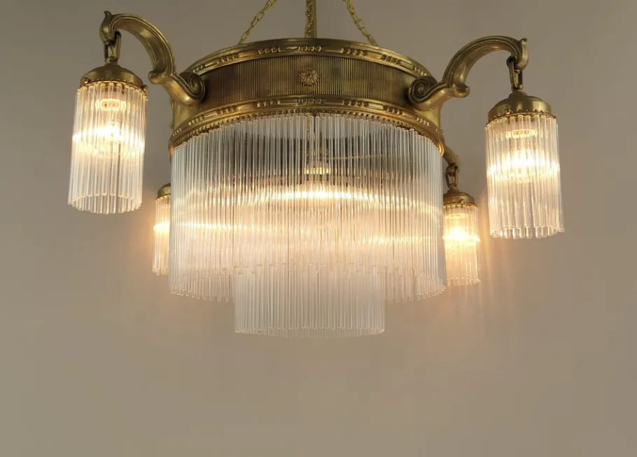 Sale Pamono Viennese Coffee House Ceiling Lamp, Austria