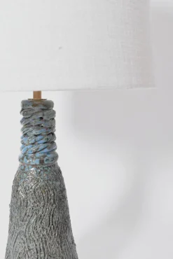 Discount Pamono Villandry Blue Green Ceramic Lamp by Barracuda Interiors