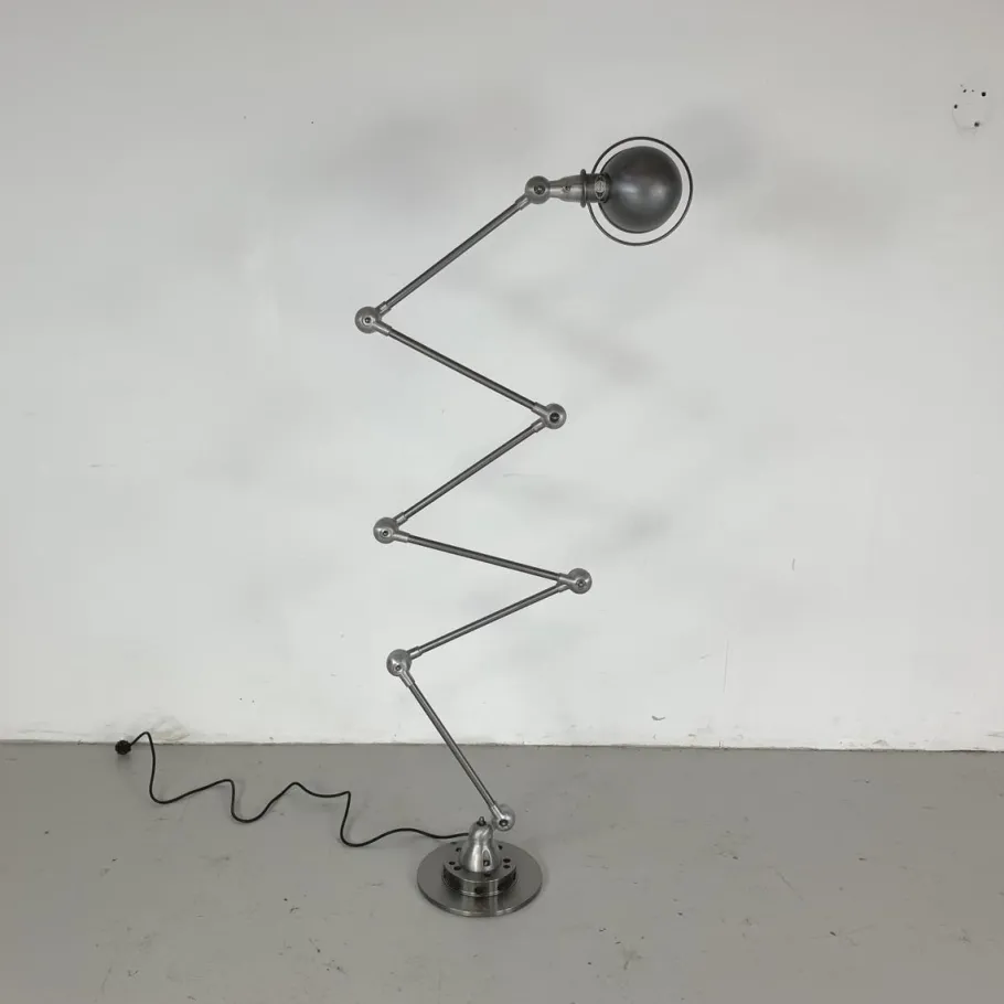 Best Pamono Vintage 6 Arm Jielde Floor Lamp by Jean-Louis Domecq