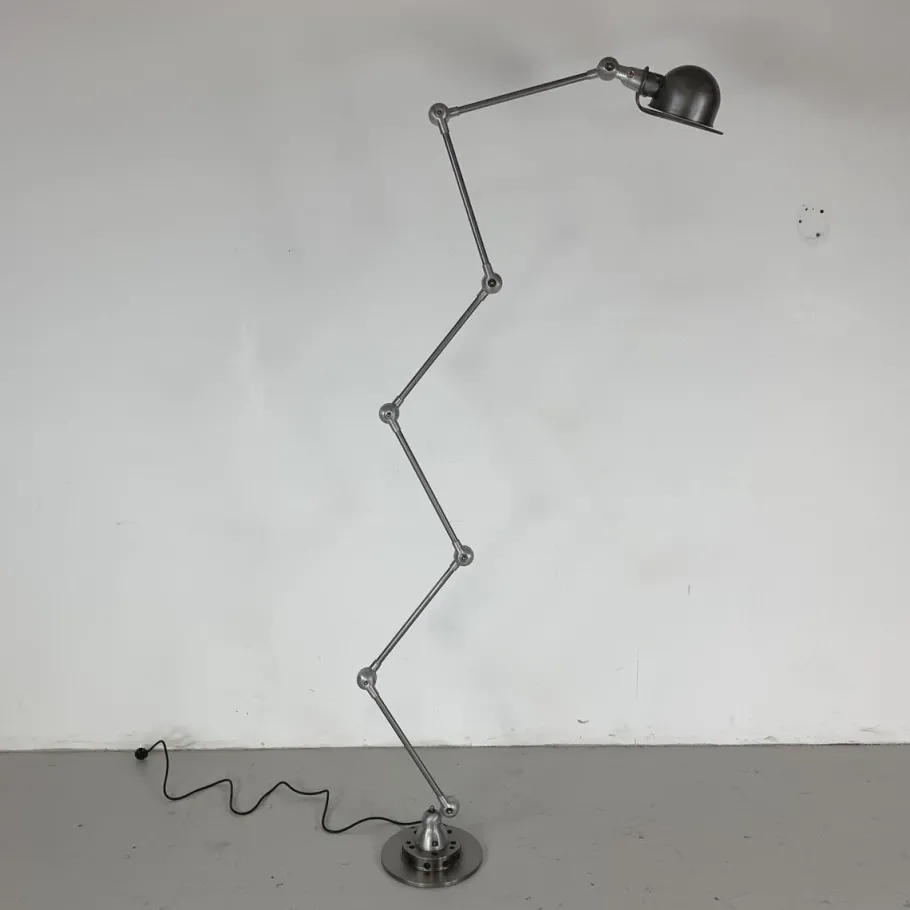 Best Pamono Vintage 6 Arm Jielde Floor Lamp by Jean-Louis Domecq