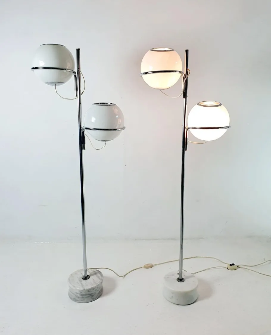 Hot Pamono Vintage 1094 Floor Lamp attributed to Gino Sarfatt for Artelucei, Italy, 1969