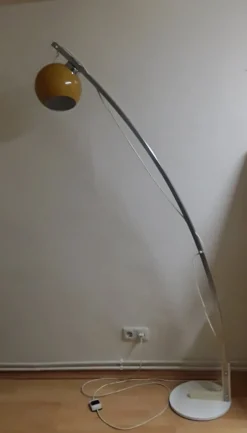 Discount Pamono Vintage Adjustable Arc-Shaped Floor Lamp, 1960s