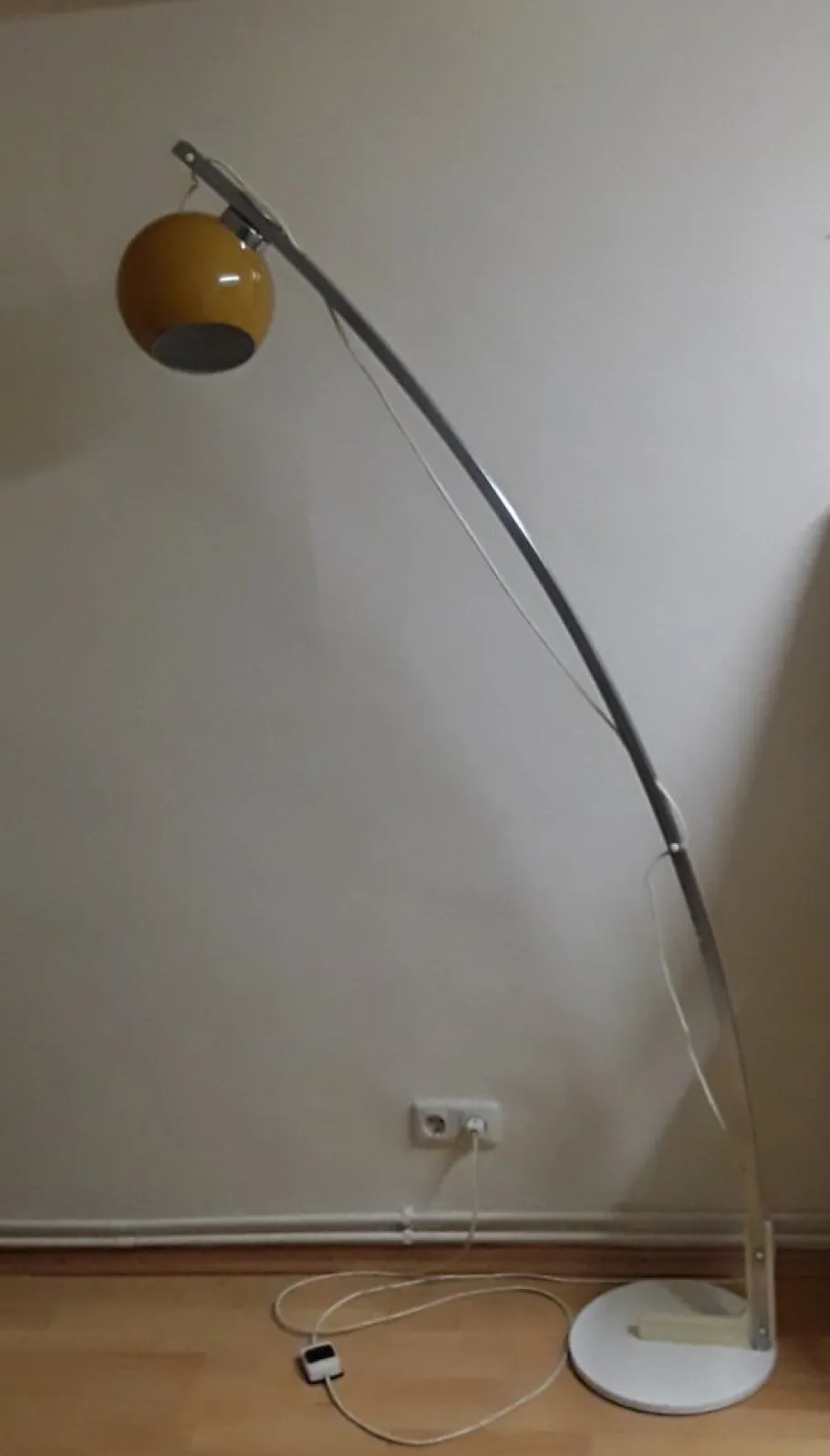 Discount Pamono Vintage Adjustable Arc-Shaped Floor Lamp, 1960s