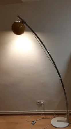 Discount Pamono Vintage Adjustable Arc-Shaped Floor Lamp, 1960s